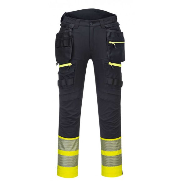 Portwest DX4 Class 1 Holster nadrág-DX445-sárga / fekete-30 (S)