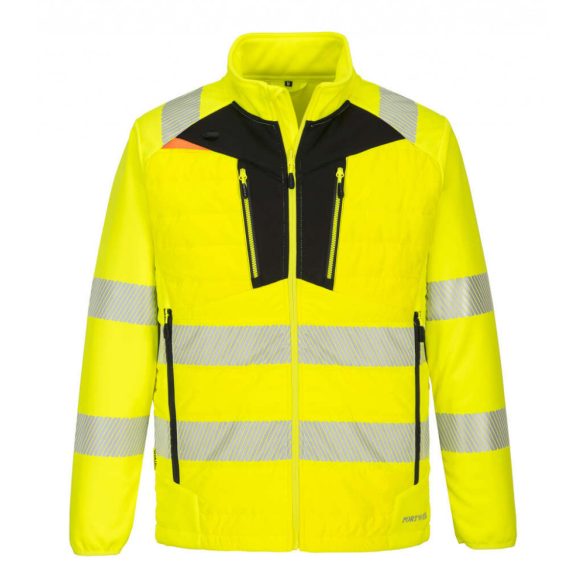 Portwest DX4 Hi-Vis Baffle Jacket-DX473-sárga / fekete-L