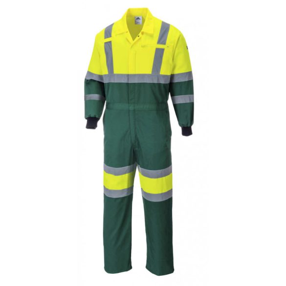 Portwest Tundra Hi-Vis overál-E052-sárga / zöld-XL