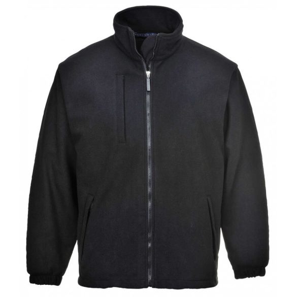 Portwest F330 - BuildTex laminált polár pulóver - 4XL - fekete