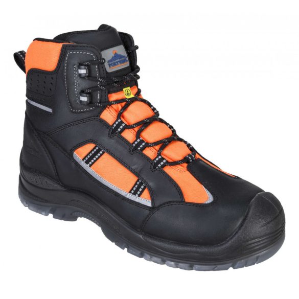 Portwest FC59 - Portwest Compositelite Retroglo Hi-Vis bakancs S3 WR ESD - 42 - narancs