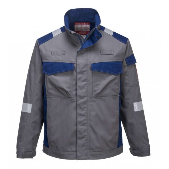 Portwest Bizflame Ultra kéttónusú kabát-FR08-szürke-3XL