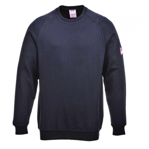 Portwest Lángálló, antisztatikus pulóver-FR12-tengerészkék-3XL