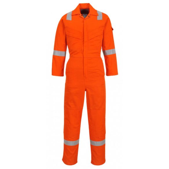 Portwest Könnyített antisztatikus overál-FR28-narancs-2XL