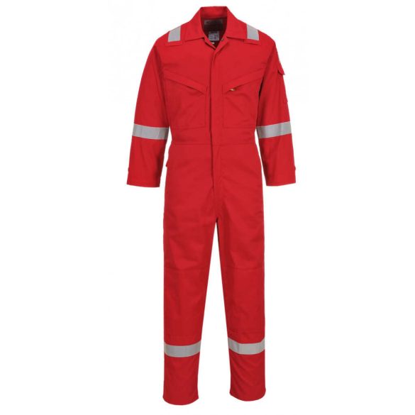 Portwest Könnyített antisztatikus overál-FR28-piros-XL