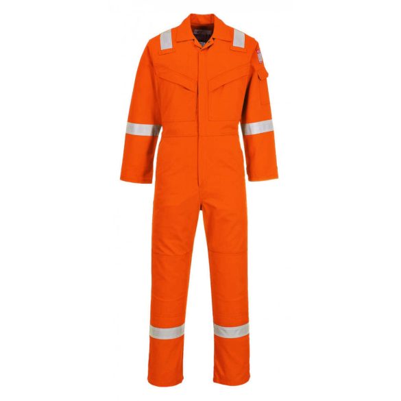 Portwest Lángálló, antisztatikus overál-FR50-narancs-3XL