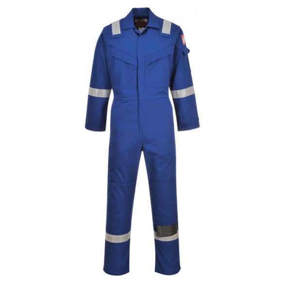 Portwest Lángálló, antisztatikus overál-FR50-royal kék-2XL
