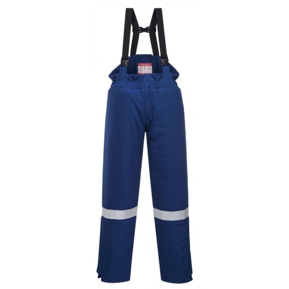 Portwest Antisztatikus téli mellesnadrág-FR58-royal kék-3XL