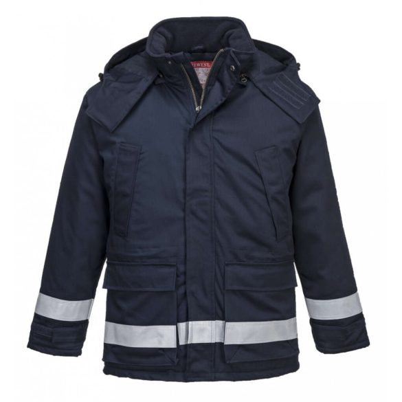 Portwest FR Anti-Static télikabát-FR59-tengerészkék-S