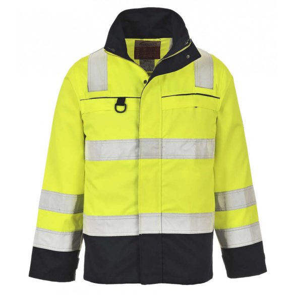 Portwest FR61 - Hi-Vis Multi-norm kabát - XL - sárga