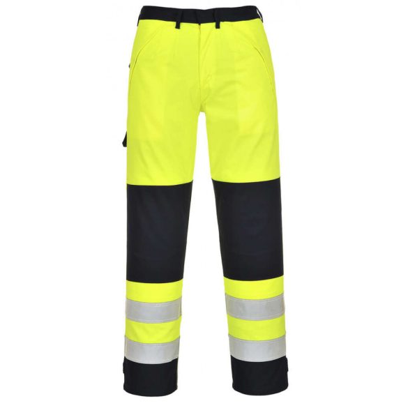 Portwest Hi-Vis Multi-norm nadrág-FR62-sárga / tengerészkék-M
