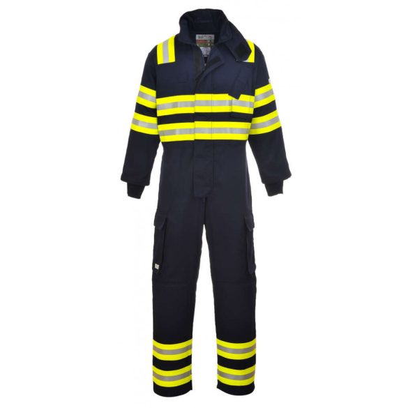 Portwest Wildland Fire lángálló, erdőtüzek elleni overál-FR98-tengerészkék-XL