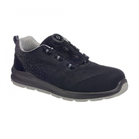Portwest Compositelite önbefűzős munkavédelmi cipő S1P-FT08-fekete/szürke-48