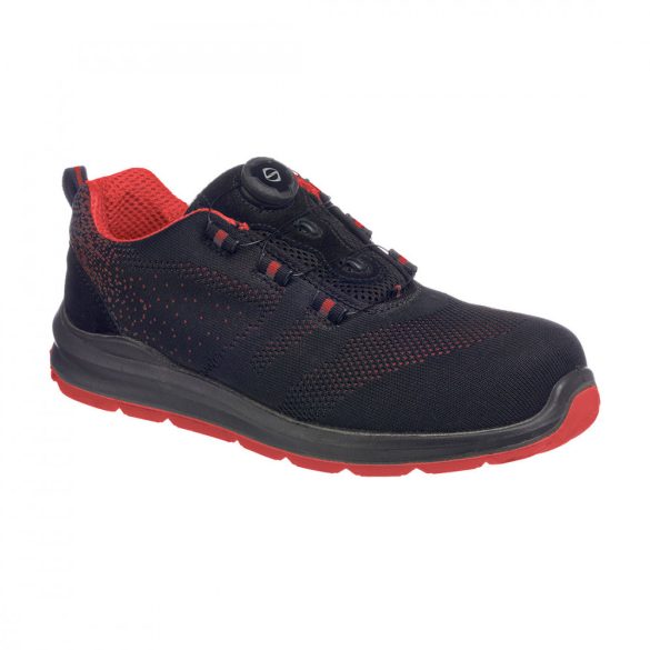 Portwest Compositelite önbefűzős munkavédelmi cipő S1P-FT08-fekete/piros-41