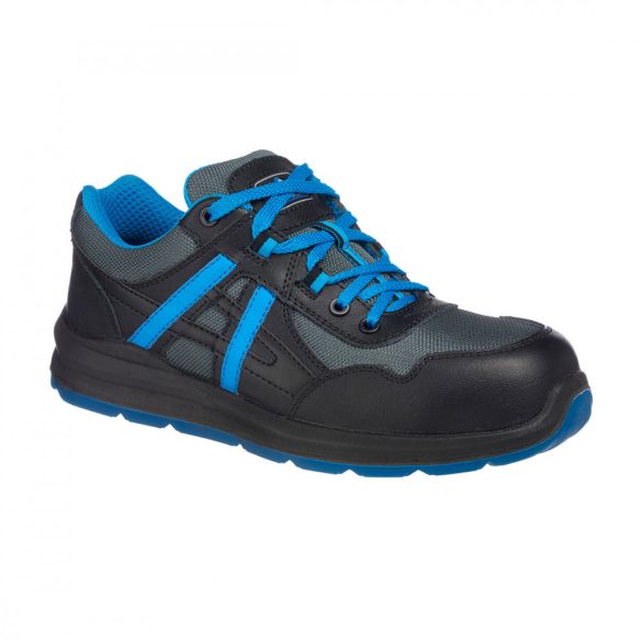 Portwest Mersey munkavédelmi cipő   S1P-FT60-fekete/kék-47