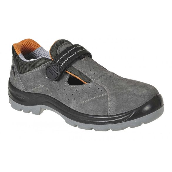 Portwest Steelite Obra munkavédelmi szandál, S1-FW42-szürke-43
