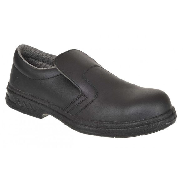 Portwest Belebújós (fűző nélküli) munkavédelmi cipő S2-FW81-fekete-40