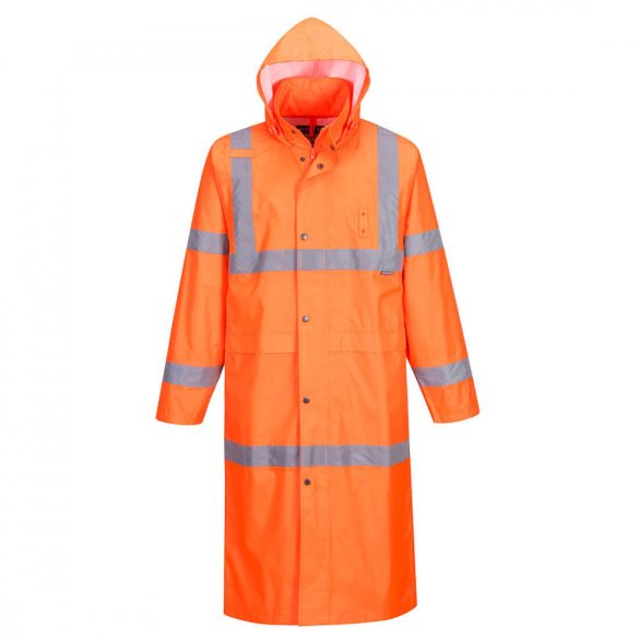 Portwest Jól láthatósági esőköpeny 122cm-H445-narancs-2XL