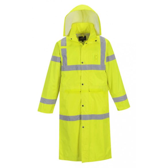 Portwest Jól láthatósági esőköpeny 122cm-H445-sárga-4XL