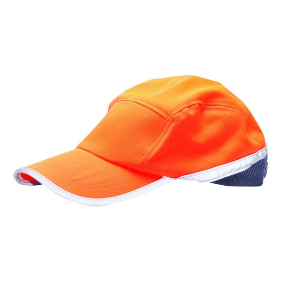 Portwest Jól láthatósági baseball sapka-HB10-narancs / tengerészkék--