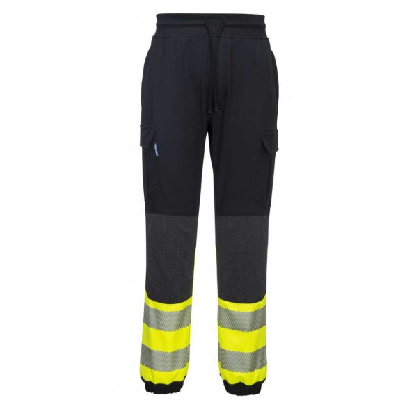 Portwest KX3 Hi-Vis Flexi nadrág-KX341-fekete / sárga-2XL
