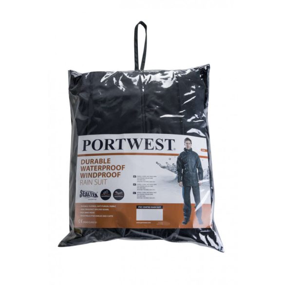 Portwest Sealtex Essential esőruha (2 részes öltöny)-L450-tengerészkék-M