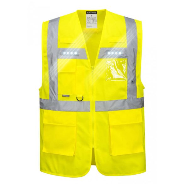 Portwest L476 - Orion LED vezetői mellény - XL - sárga