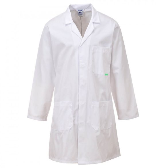 Portwest Antimikrobiális laborköpeny-M852-fehér-3XL