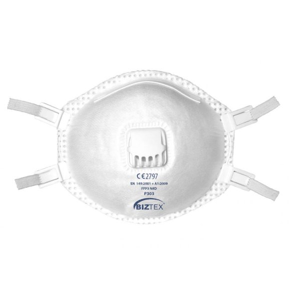 Portwest P303 - FFP3 szelepes Dolomit légzésvédő maszk -  - fehér