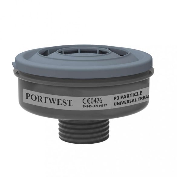 Portwest P946 - P3 részecske szűrő - univerzális /6db/ - egy méret - fekete