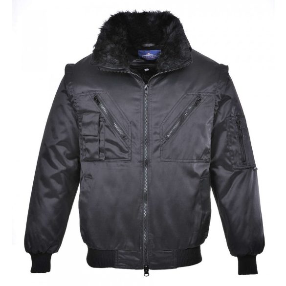 Portwest Pilóta dzseki-PJ10-fekete-5XL