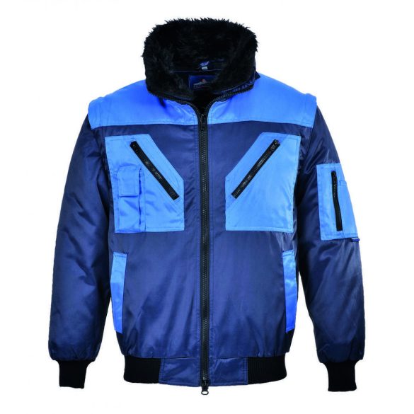 Portwest Kéttónusú pilóta munkavédelmi dzseki-PJ20-tengerészkék-3XL