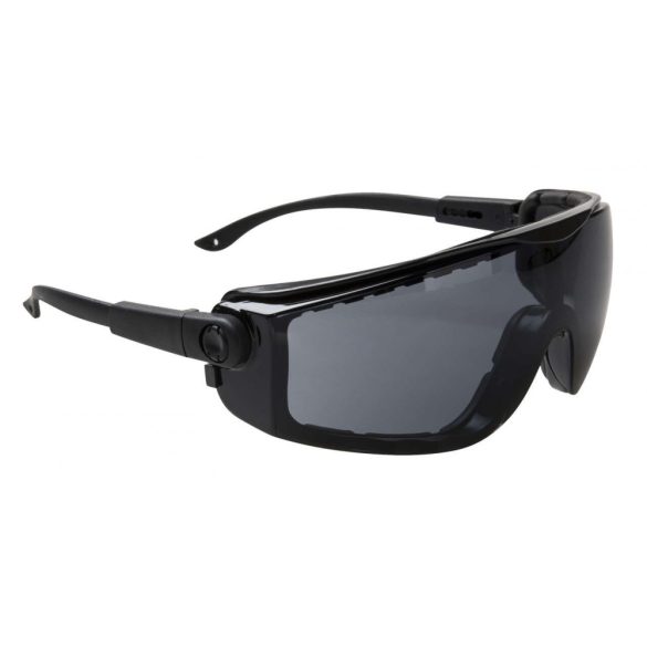 Portwest PS03 - PW Focus védőszemüveg - egy méret - fekete/sötétített