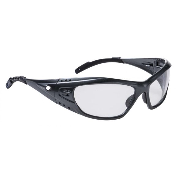Portwest PS06 - PW Paris Sport védőszemüveg - egy méret - fekete/víztiszta