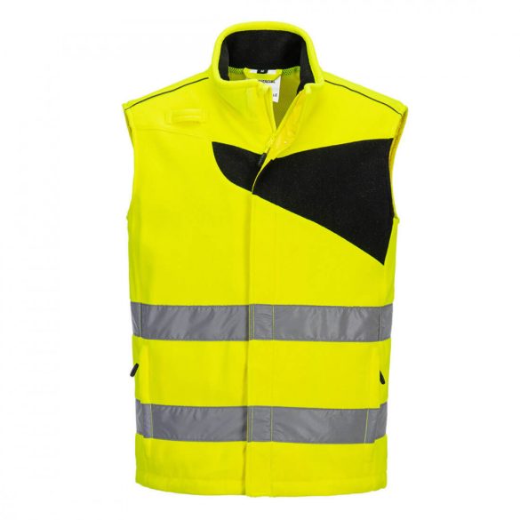 Portwest PW2 Hi-Vis Fleece Bodywarmer-PW231-sárga / fekete-XL