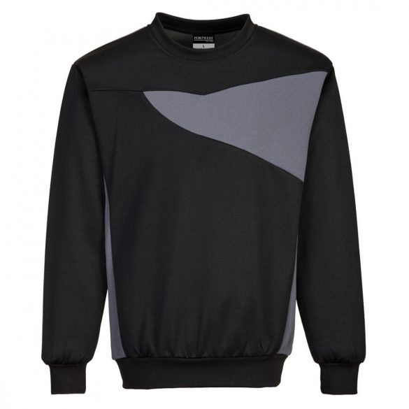 Portwest PW2 Sweatshirt-PW273-fekete/szürke-S