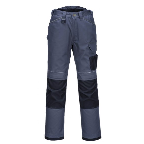 Portwest PW3 könnyű stretch nadrág-PW304-szürke/fekete-28 (XS)