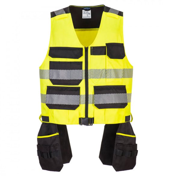 Portwest PW3 Class 1 Tool Vest-PW308-sárga / fekete-S