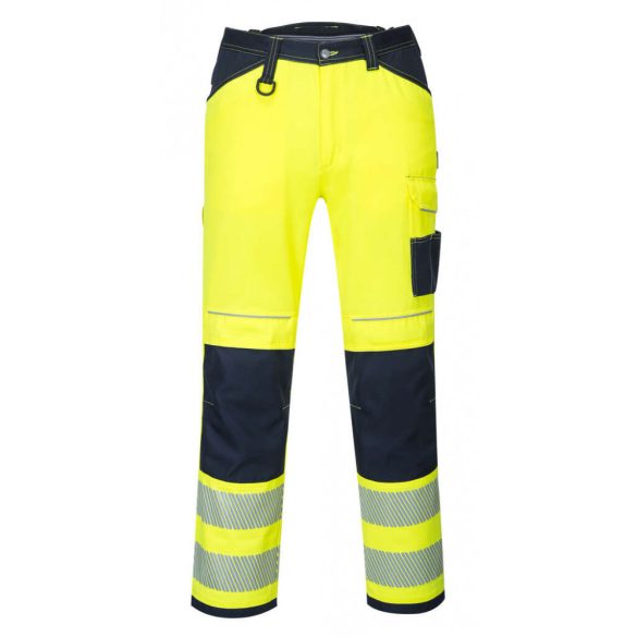 Portwest PW3 Hi-Vis nadrág-PW340-sárga / tengerészkék-28 (XS)