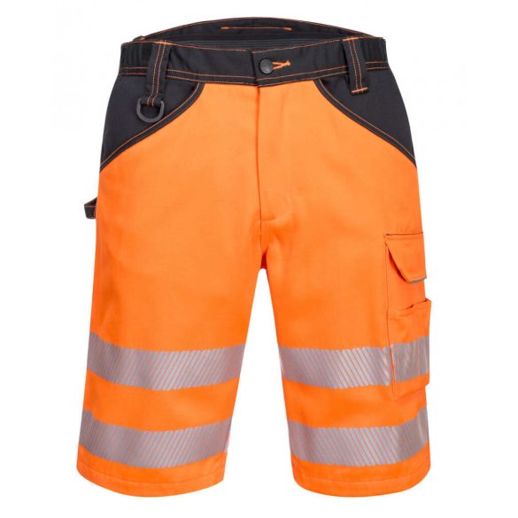 Portwest PW3 Hi-Vis rövidnadrág-PW348-narancs/fekete-30 (S)