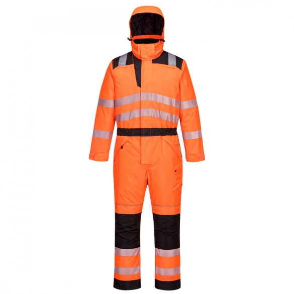 Portwest PW3 jól láthatósági téli overál-PW352-narancs/fekete-2XL