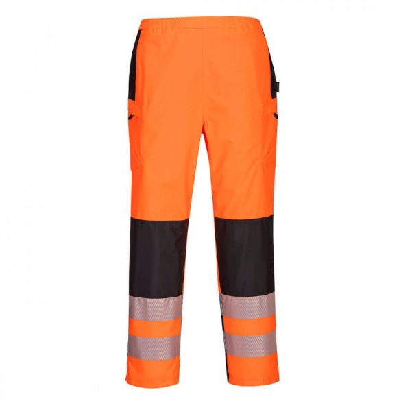 Portwest PW3 Hi-Vis női eső nadrág-PW386-narancs/fekete-M