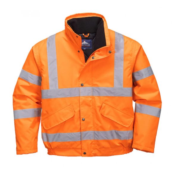Portwest Jól láthatósági dzseki vasúti dolgozók részére-RT32-narancs-5XL