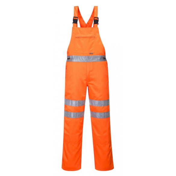 Portwest Jól láthatósági mellesnadrág vasúti dolgozók részére-RT43-narancs-3XL