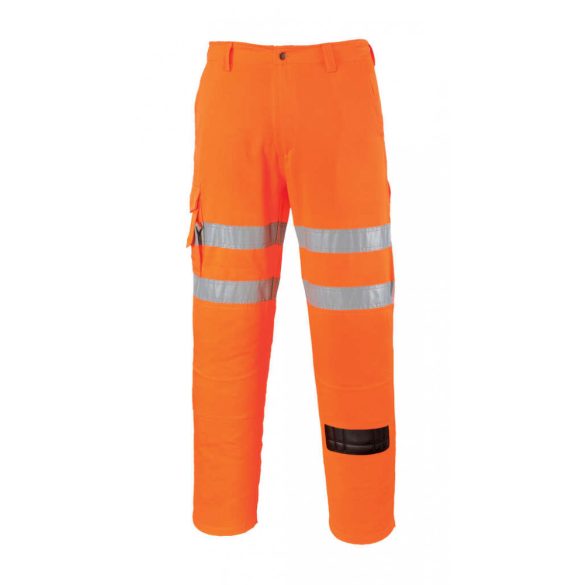 Portwest Jól láthatósági nadrág vasúti dolgozók részére-RT46-narancs-2XL