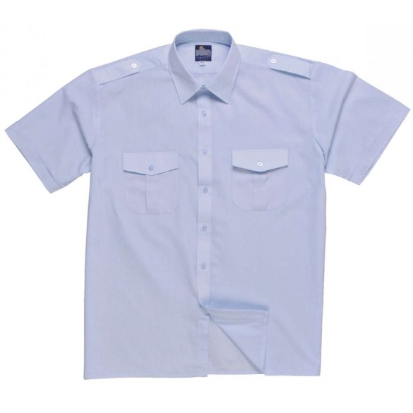 Portwest Pilótaing, rövid ujjú-S101-kék-165 (XL)