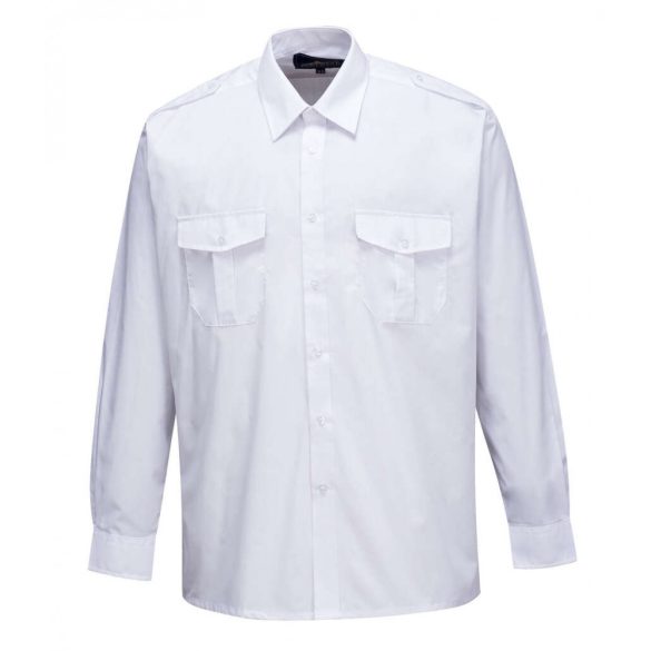 Portwest Pilótaing, hosszú ujjú-S102-fehér-185 (3XL)