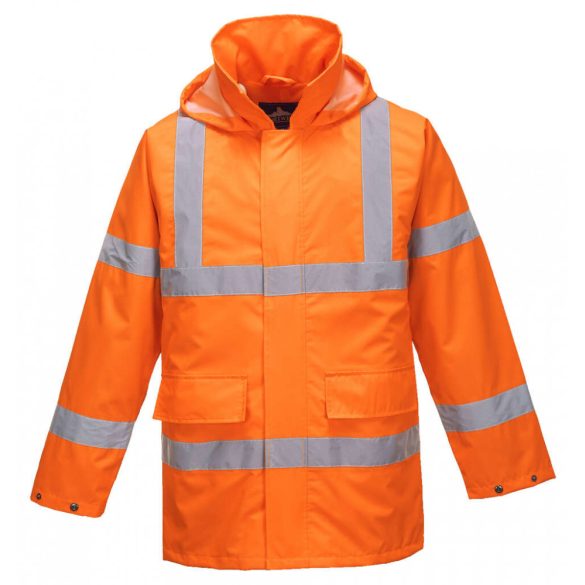 Portwest Lite jól láthatósági kabát-S160-narancs-2XL