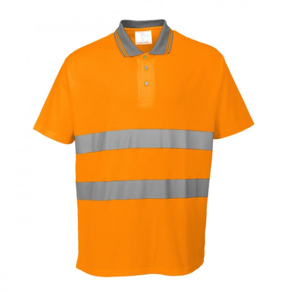 Portwest Cotton Comfort pólóing-S171-narancs-XS