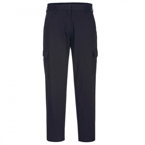 Portwest Women's Stretch Cargo nadrág-S233-fekete-30 (S)